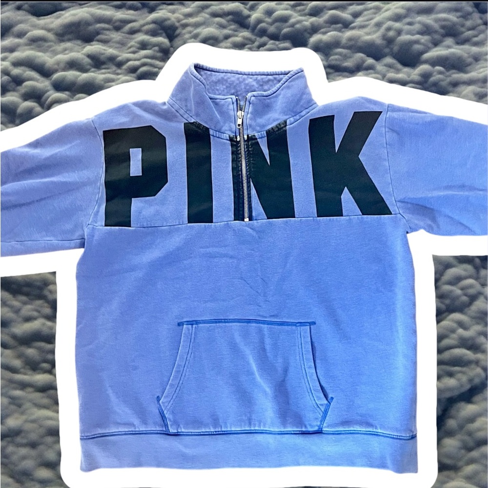 PINK Victoria's Secret 1/4 Zip-Up Sweatshirt